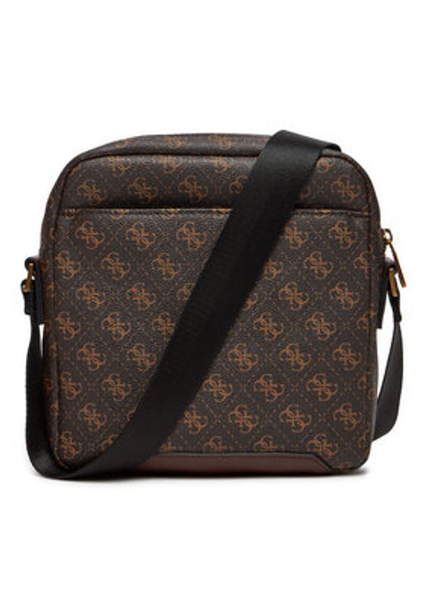 Guess Saszetka HMTOLO P4258 Brązowy. Kolor: brązowy. Materiał: skóra