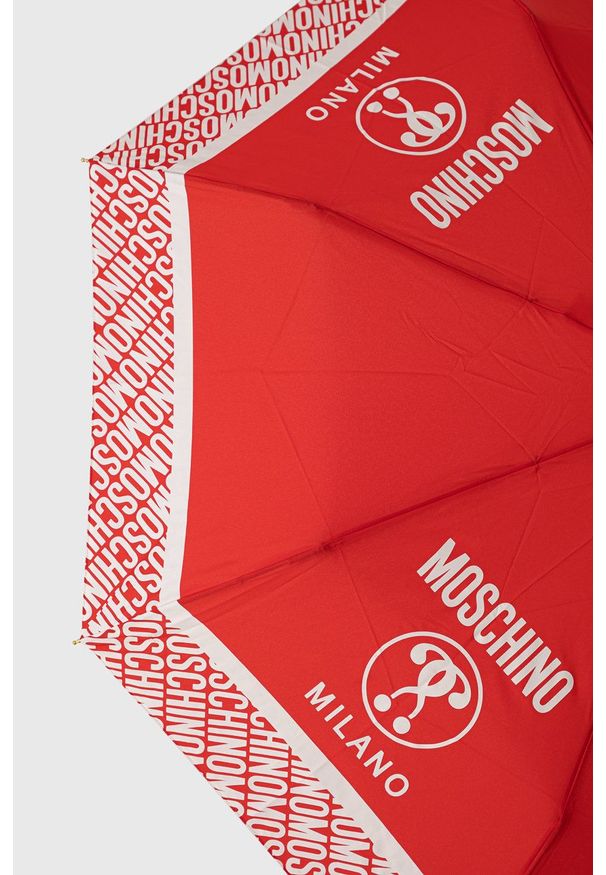 MOSCHINO - Moschino - Parasol. Kolor: czerwony