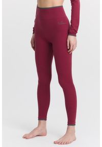 WOOLONA - Legginsy merino termoaktywne turystyczne damskie Woolona Bianca. Kolor: fioletowy