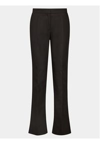 Hugo Spodnie materiałowe Haralie 50510436 Czarny Straight Fit. Kolor: czarny. Materiał: bawełna