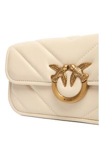 Pinko - PINKO Torebka Love Box Baguette Al 25-26 PLTT 105083 A2W2 Écru. Materiał: skórzane #5