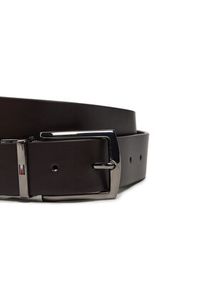 TOMMY HILFIGER - Tommy Hilfiger Pasek Męski Denton Rev 3.5 AM0AM12549 Brązowy. Kolor: brązowy. Materiał: skóra #3