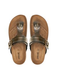 Geox Japonki D Brionia D35LSK 000BN C2012 Złoty. Kolor: złoty. Materiał: skóra #1
