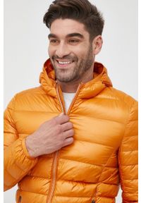 Liu Jo kurtka puchowa męska kolor pomarańczowy zimowa. Kolor: pomarańczowy. Materiał: puch. Sezon: zima #3
