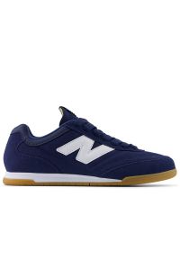 Buty New Balance URC42SC - granatowe. Kolor: niebieski. Materiał: materiał, syntetyk, guma, skóra. Szerokość cholewki: normalna