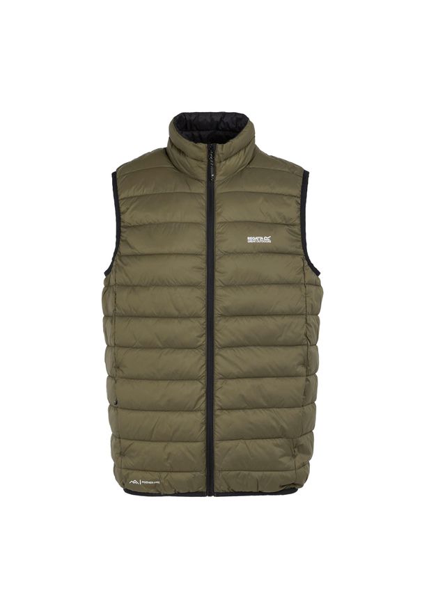 Regatta - Męska Pikowana Kamizelka Marizion. Kolor: zielony. Styl: sportowy. Sport: turystyka piesza