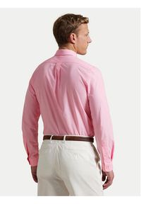 Polo Ralph Lauren Koszula 710929348003 Różowy Slim Fit. Typ kołnierza: polo. Kolor: różowy. Materiał: bawełna