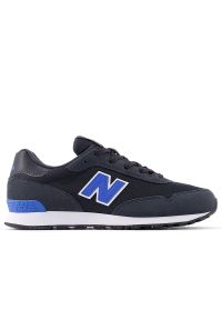Buty młodzieżowe New Balance G5158TS - granatowe. Okazja: na co dzień. Kolor: niebieski. Materiał: zamsz, skóra, syntetyk, materiał. Szerokość cholewki: normalna #1