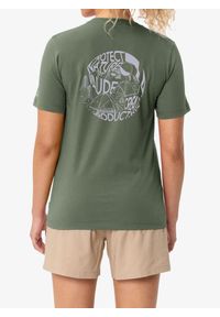 Koszulka bawełniana damska Vaude Spirit T-Shirt II. Kolor: zielony. Materiał: bawełna