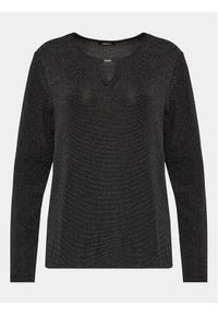 Olsen Bluzka Clara 11104678 Czarny Regular Fit. Kolor: czarny. Materiał: syntetyk
