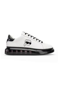 Karl Lagerfeld - KARL LAGERFELD Białe sneakersy męskie KAPRI KUSHION Outline NFT, Rozmiar 41. Kolor: biały #8