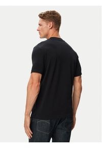 Karl Lagerfeld - KARL LAGERFELD T-Shirt 755750 563221 Granatowy Regular Fit. Typ kołnierza: dekolt w karo. Kolor: niebieski. Materiał: bawełna #3