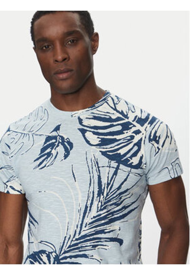INDICODE T-Shirt Intribe 41-140 Błękitny Regular Fit. Kolor: niebieski. Materiał: bawełna