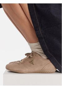 Guess Sneakersy FLPGAB SUE12 Beżowy. Kolor: beżowy. Materiał: zamsz, skóra #5