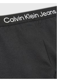 Calvin Klein Jeans Legginsy Logo Tape IG0IG01986 Czarny Slim Fit. Kolor: czarny. Materiał: syntetyk #2