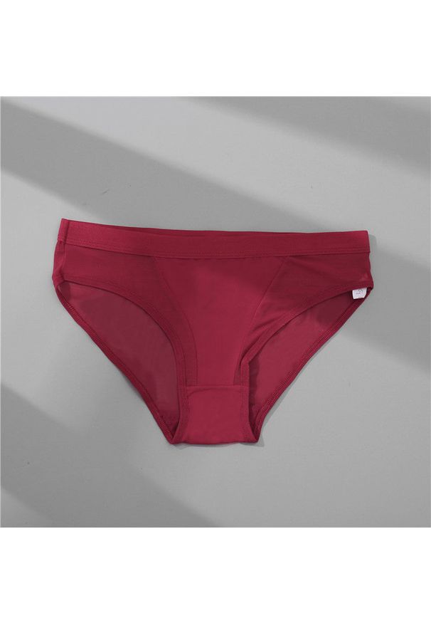 Intica - Figi z siateczki przewiewne i elastyczne Etsuyo. Kolor: czerwony. Materiał: tkanina