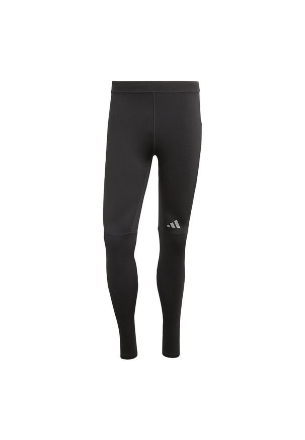 Adidas - Legginsy Run It. Kolor: czarny. Materiał: materiał. Sport: bieganie