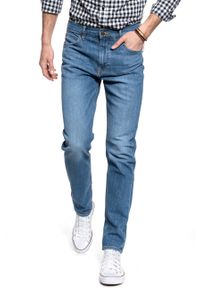 Lee - LEE AUSTIN MĘSKIE SPODNIE JEANSOWE DARK FREEPORT L733PXGQ #10