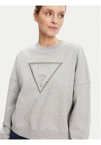 Guess Bluza W5YQ04 KC8I0 Szary Regular Fit. Kolor: szary. Materiał: bawełna #5
