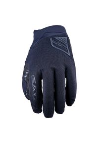 FIVE GLOVES - Rękawiczki żelowe XR-TRAIL - czarne - rozmiar S/8. Kolor: czarny. Materiał: skóra, lycra, syntetyk, materiał. Sport: kolarstwo #1