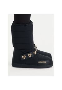 Love Moschino - Śniegowce LOVE MOSCHINO. Kolor: czarny #1