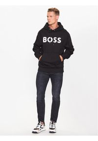 BOSS - Boss Bluza 50496661 Czarny Oversize. Kolor: czarny. Materiał: bawełna #1