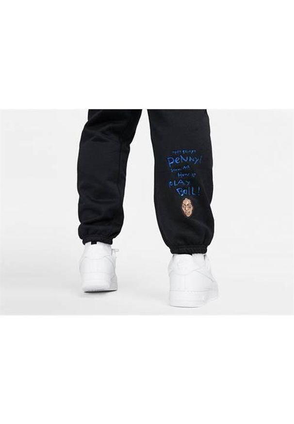 Spodnie sportowe męskie Nike Lil' Penny Dri-fit. Kolor: wielokolorowy. Materiał: dresówka. Technologia: Dri-Fit (Nike). Sport: bieganie