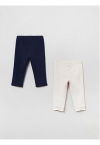 OVS Komplet 2 par spodni 1621122 Kolorowy Regular Fit. Materiał: bawełna. Wzór: kolorowy