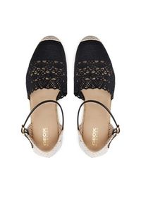 Geox Espadryle D Gelsa Low D45NGB 000DS C9999 Czarny. Kolor: czarny. Materiał: materiał #6