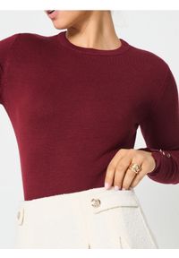 Sinsay - Sweter z ozdobnymi guzikami - fioletowy. Kolor: fioletowy