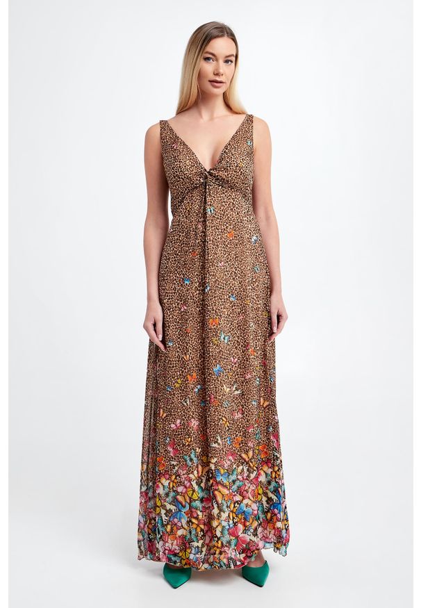 Blugirl Blumarine - Sukienka jedwabna BLUGIRL BLUMARINE. Materiał: jedwab