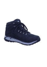 Buty trekkingowe damskie MEINDL Korfu Walker Lady Mid. Kolor: niebieski. Styl: sportowy