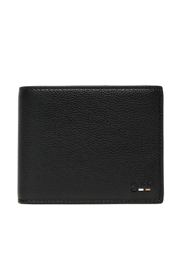 BOSS Duży Portfel Męski 50536503 Czarny. Kolor: czarny. Materiał: skóra
