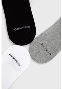 Calvin Klein skarpetki (3-pack) męskie kolor szary. Kolor: szary