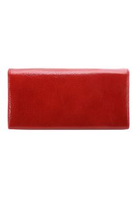 Wittchen - Damski portfel skórzany duży poziomy. Kolor: czerwony. Materiał: skóra #4