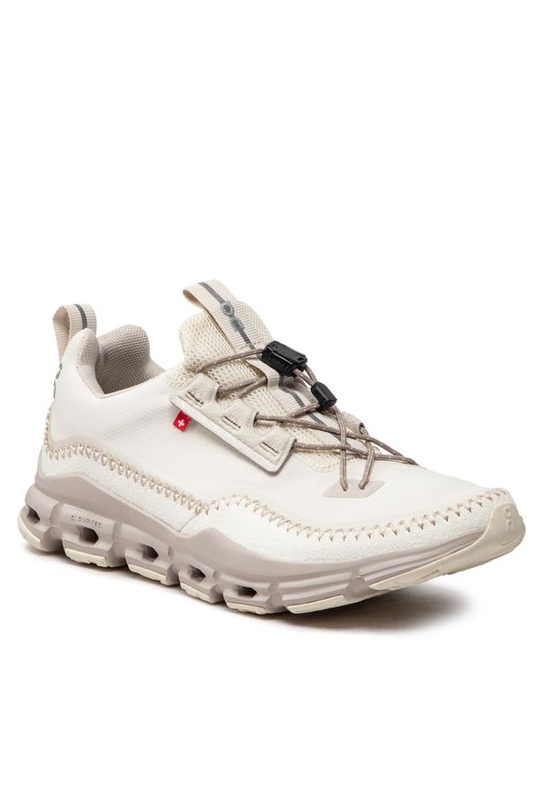 Sneakersy On Cloudaway 49.98945 Ivory/Pearl. Kolor: biały. Materiał: materiał