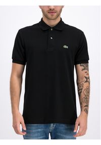 Lacoste Polo L1212 Czarny Classic Fit. Typ kołnierza: polo. Kolor: czarny. Materiał: bawełna #2