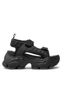 Buffalo Sandały Binary Track 1602159 Czarny. Kolor: czarny. Materiał: skóra #1