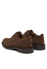 Hugo - HUGO Półbuty Lysander Derb 50563372 Brązowy. Kolor: brązowy. Materiał: skóra, zamsz #6