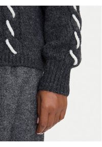 Vero Moda Sweter Ilina 10334866 Szary Loose Fit. Kolor: szary. Materiał: syntetyk #5