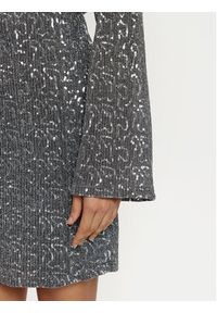 Vila Sukienka koktajlowa Sanadu 14101818 Srebrny Regular Fit. Kolor: srebrny. Materiał: syntetyk. Styl: wizytowy #3