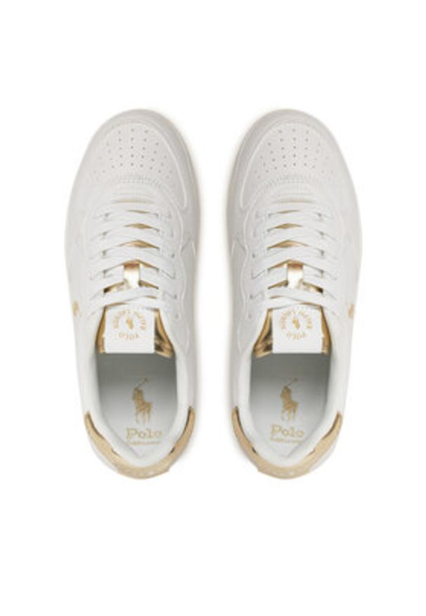 Polo Ralph Lauren Sneakersy Masters Court RL01248100 Biały. Kolor: biały. Materiał: skóra