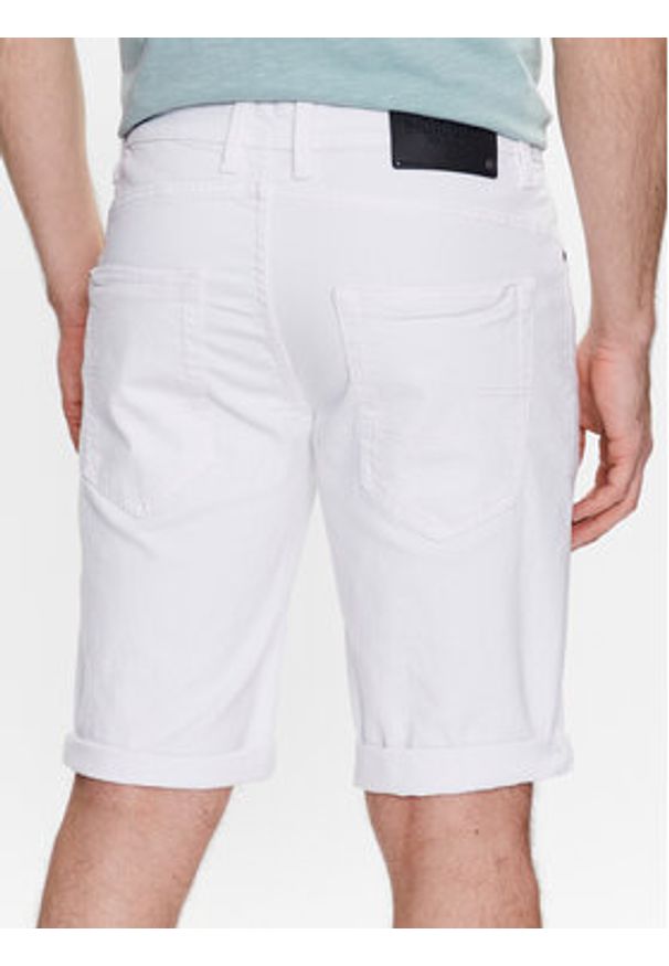INDICODE Szorty jeansowe Kaden 70-100 Biały Regular Fit. Kolor: biały. Materiał: bawełna