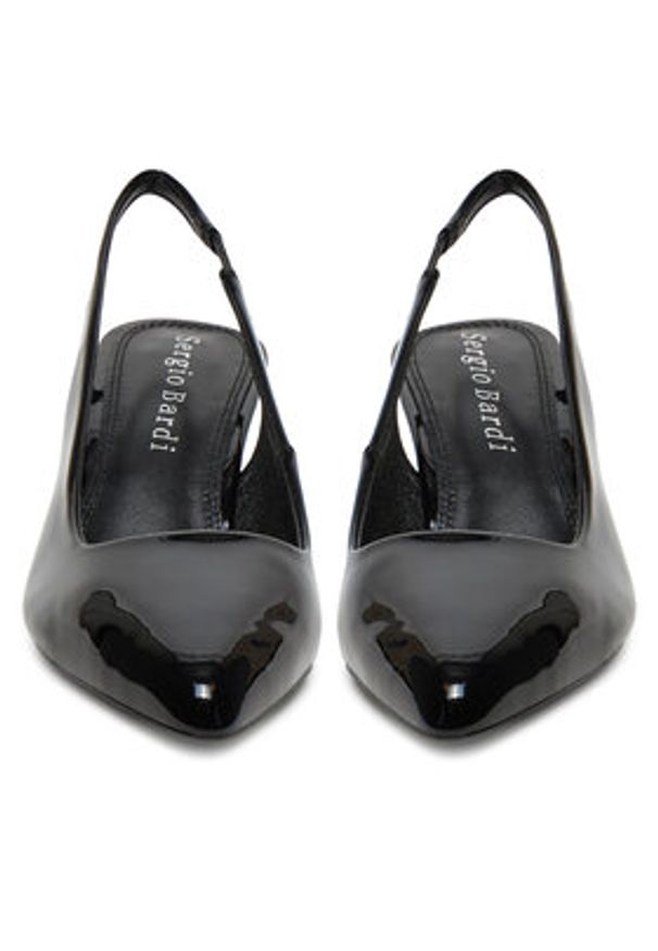 Sergio Bardi Czółenka WYL3994-3Z-SB Czarny. Kolor: czarny. Materiał: skóra, lakier