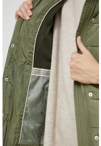 Tom Tailor kurtka damska kolor zielony przejściowa. Okazja: na co dzień. Kolor: zielony. Materiał: włókno, materiał. Styl: casual #5