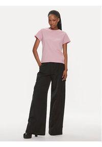 Pinko T-Shirt 100373 A1N8 Różowy Regular Fit. Kolor: różowy. Materiał: bawełna #2