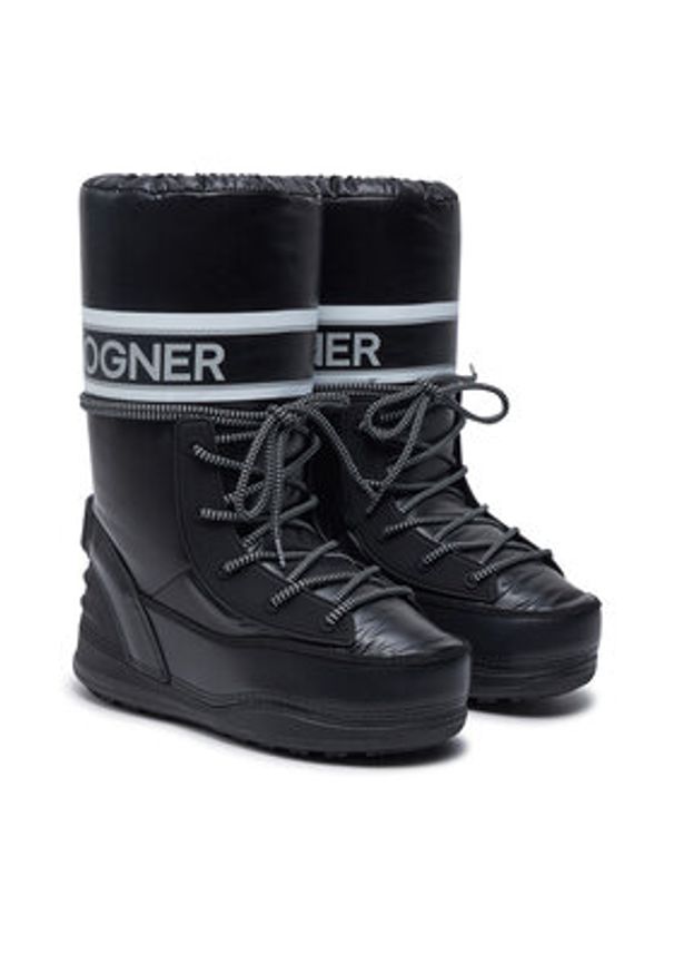 Bogner Śniegowce Les Arcs 7 32447404 Czarny. Kolor: czarny. Materiał: materiał