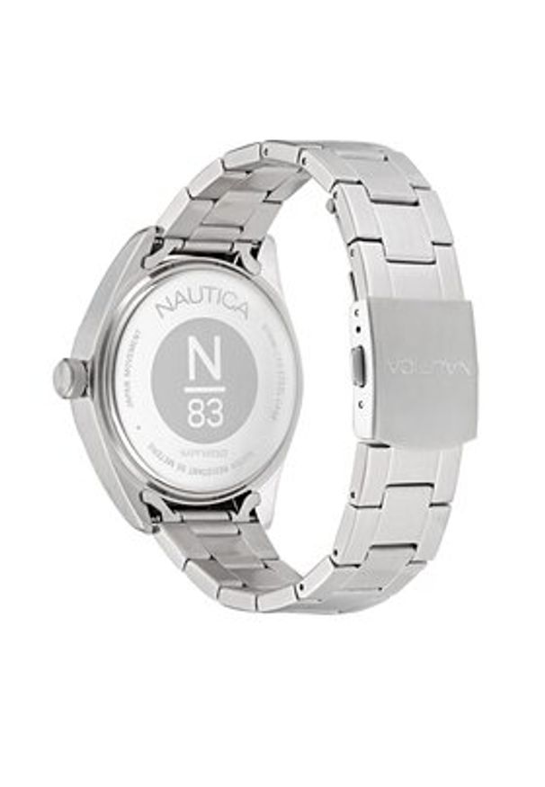 Nautica Zegarek NAPFWS307 Srebrny. Kolor: srebrny