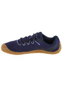 Buty do chodzenia męskie Merrell Vapor Glove. Zapięcie: sznurówki. Kolor: wielokolorowy, fioletowy. Materiał: guma, zamsz, materiał, syntetyk. Szerokość cholewki: normalna. Sport: turystyka piesza