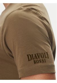 Aeronautica Militare T-Shirt 251TS2405J641 Khaki Regular Fit. Kolor: brązowy. Materiał: bawełna